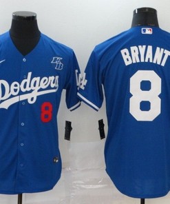 Los Angeles Dodgers Kobe Bryant #8 2020 Mlb Navy Blue Jersey