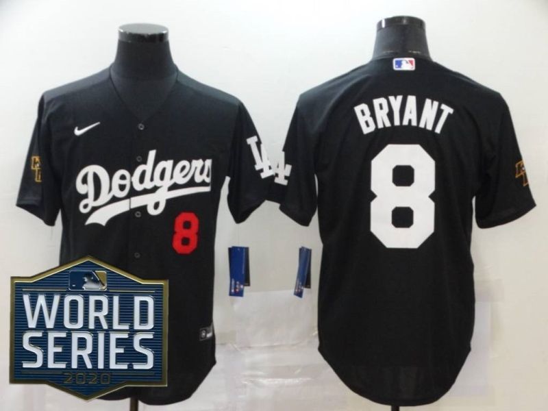 Los Angeles Dodgers Kris Bryant #8 2020 Mlb Black Jersey