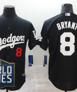Los Angeles Dodgers Kris Bryant #8 2020 Mlb Black Jersey