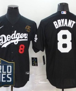 Los Angeles Dodgers Kris Bryant #8 2020 Mlb Black Jersey