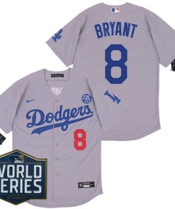 Los Angeles Dodgers Kris Bryant #8 2020 Mlb Orchid Jersey
