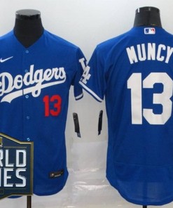 Los Angeles Dodgers Max Muncy #13 2020 Mlb Blue Jersey