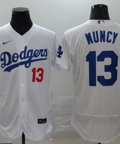 Los Angeles Dodgers Max Muncy #13 2020 Mlb White Jersey