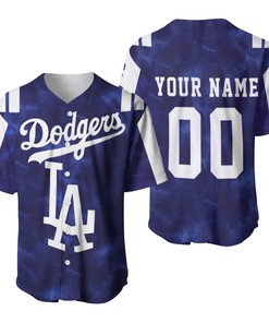 Los Angeles Dodgers Mlb Fan 3d Personalized Baseball Jersey