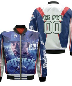 Los Angeles Dodgers Mooki Betts 00 White Jersey Style Gift With Custom Number Name For Dodgers Fans Bomber Jacket