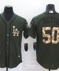Los Angeles Dodgers Mookie Betts #50 2020 Mlb Dark Grey Jersey