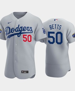 Los Angeles Dodgers Mookie Betts 50 Alternate Gray 2022-23 All-Star Game Jersey