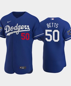 Los Angeles Dodgers Mookie Betts 50 Alternate Royal 2022-23 All-Star Game Jersey