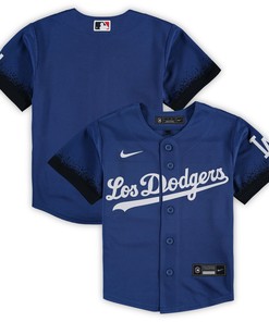 Los Angeles Dodgers Preschool 2021 Mlb City Connect Replica Team Jersey - Royal