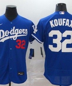 Los Angeles Dodgers Sandy Koufax #32 2020 Mlb Navy Blue Jersey