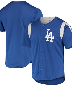 Los Angeles Dodgers Stitches Team Color Full-button Jersey - Royal Mlb