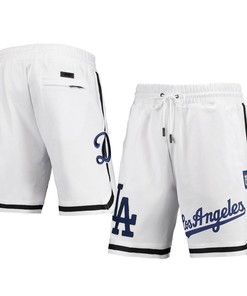 Los Angeles Dodgers Team Logo Shorts - White, Men