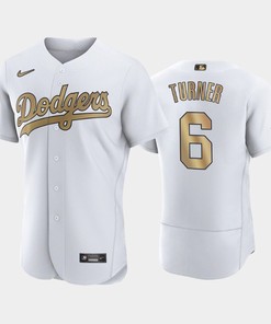 Los Angeles Dodgers Trea Turner 6 2022-23 All-Star Game White Jersey