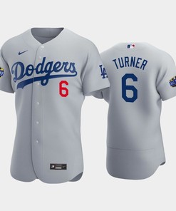 Los Angeles Dodgers Trea Turner 6 Alternate Gray 2022-23 All-Star Game Jersey