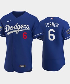 Los Angeles Dodgers Trea Turner 6 Alternate Royal 2022-23 All-Star Game Jersey