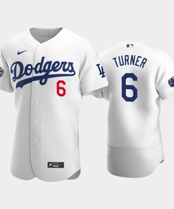Los Angeles Dodgers Trea Turner 6 Home White 2022-23 All-Star Game Jersey