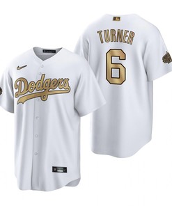 Los Angeles Dodgers Trea Turner White 2022-23 All-Star Game Jersey