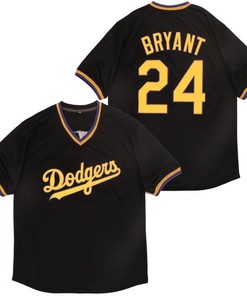 Los Angeles Dodgers Tribute Kobe Bryant #24 2020 Mlb Black Jersey