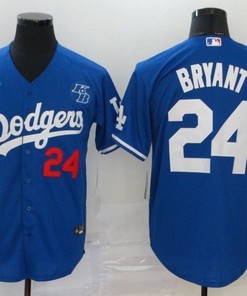 Los Angeles Dodgers Tribute Kobe Bryant #24 2020 Mlb Navy Blue Jersey