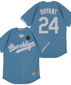 Los Angeles Dodgers Tribute Kobe Bryant #24 2020 Mlb Steel Blue Jersey