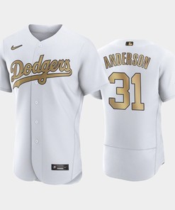 Los Angeles Dodgers Tyler Anderson 31 2022-23 All-Star Game White Jersey