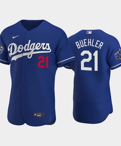 Los Angeles Dodgers Walker Buehler 21 Alternate Royal 2022-23 All-Star Game Jersey
