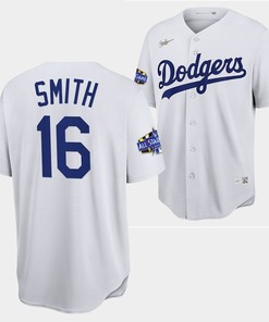 Los Angeles Dodgers Will Smith White Jersey 16 2022-23 All-Star Uniform