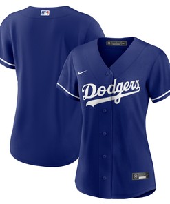 Los Angeles Dodgers Womens Alternate Replica Team Jersey Royal Mlb