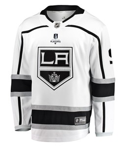 Los Angeles Kings Adrian Kempe 9 Away 2022 Stanley Cup Playoffs Breakaway Men Jersey - White