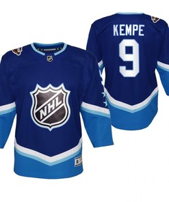 Los Angeles Kings Adrian Kempe 9 Blue 2022 All-Star Western Jersey Youth