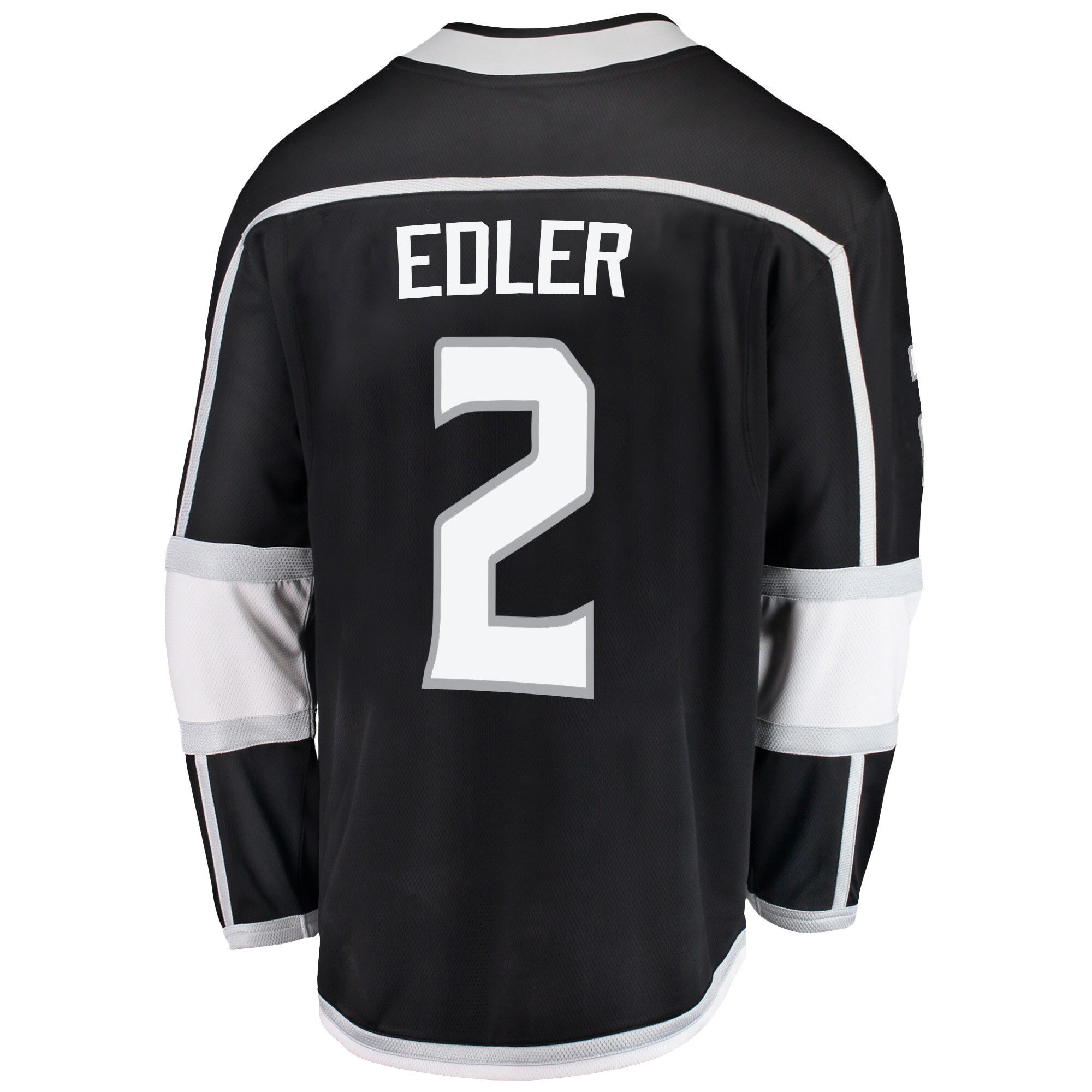 Los Angeles Kings Alexander Edler 2 Home 2022 Stanley Cup Playoffs Breakaway Men Jersey - Black