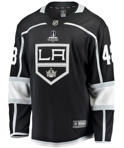 Los Angeles Kings Brendan Lemieux 48 Home 2022 Stanley Cup Playoffs Breakaway Men Jersey - Black