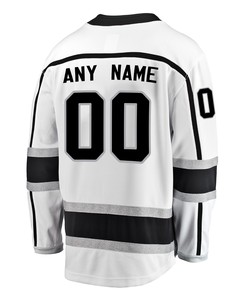 Los Angeles Kings Custom Away 2022 Stanley Cup Playoffs Breakaway Men Jersey - White