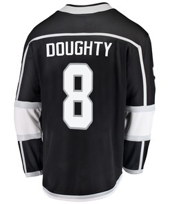 Los Angeles Kings Drew Doughty 8 Home 2022 Stanley Cup Playoffs Breakaway Men Jersey - Black