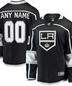 Los Angeles Kings Fanatics Branded 2020/21 Home Breakaway Custom Jersey - Black Custom Jerseys Nhl
