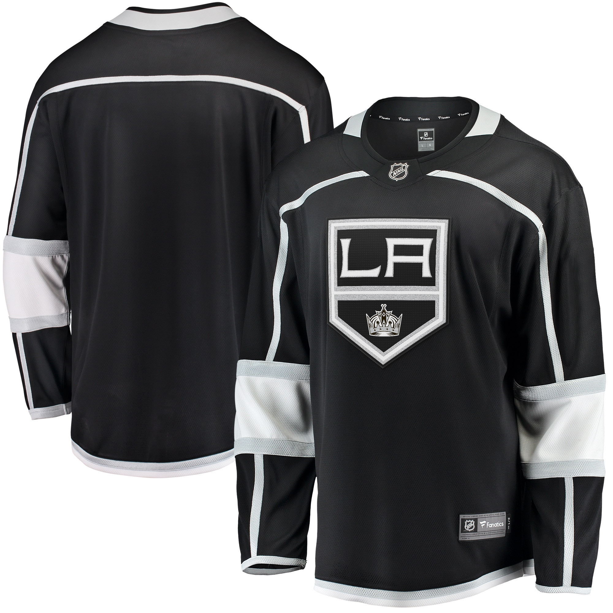 Los Angeles Kings Fanatics Branded 2020/21 Home Breakaway Jersey - Black Nhl