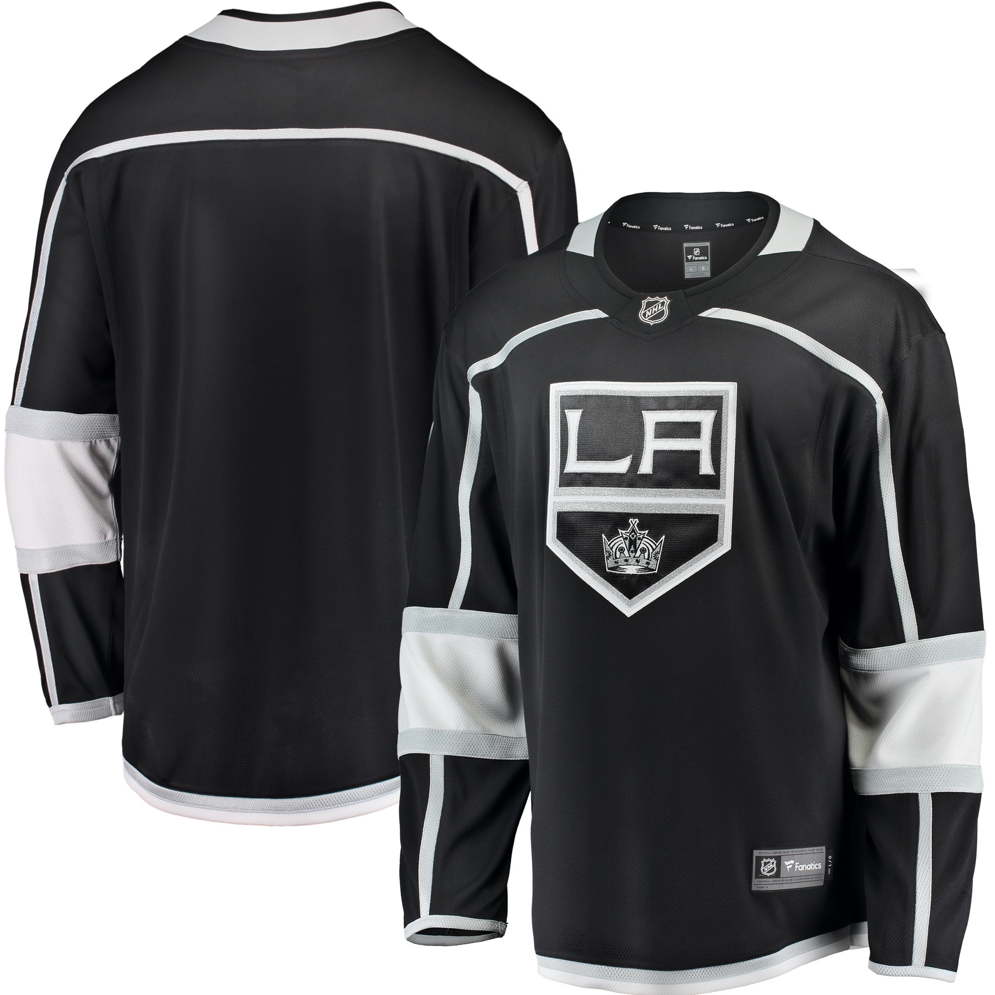 Los Angeles Kings Fanatics Branded Breakaway Home Jersey - Black Nhl