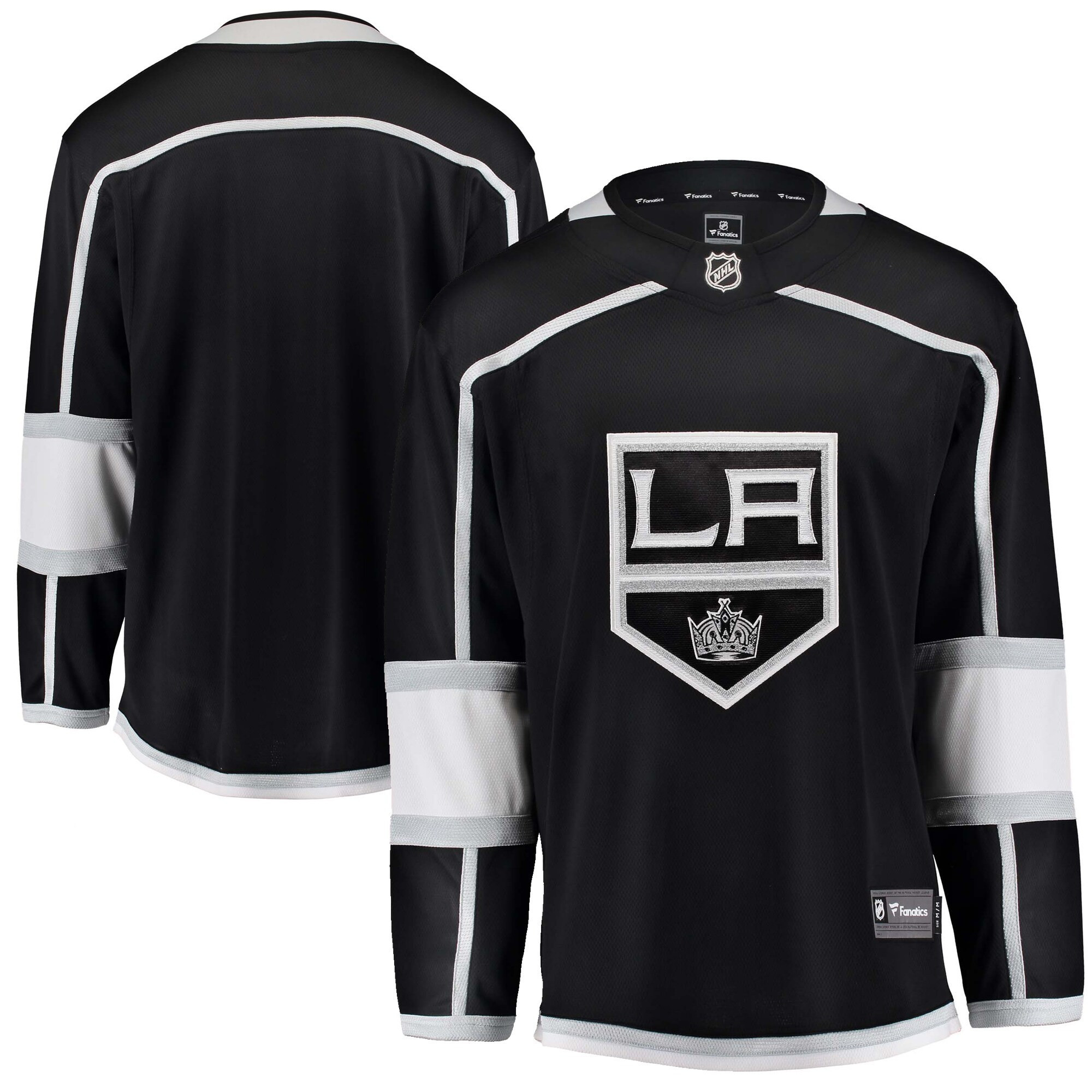 Los Angeles Kings Fanatics Branded Breakaway Home Jersey - Black Nhl A7
