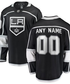 Los Angeles Kings Fanatics Branded Home Breakaway Custom Jersey - Black Custom Jerseys Nhl