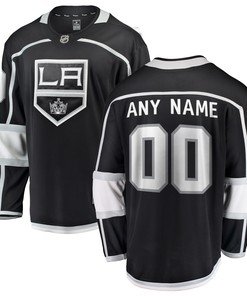Los Angeles Kings Fanatics Branded Home Breakaway Custom Jersey - Black Custom Jerseys Nhl A1