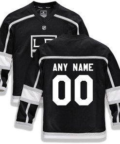 Los Angeles Kings Fanatics Branded Home Replica Custom Jersey - Black Custom Jerseys Nhl
