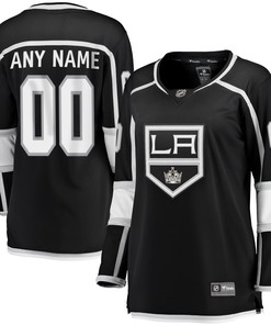 Los Angeles Kings Fanatics Branded Womens 2020/21 Home Breakaway Custom Jersey - Black Custom Jerseys Nhl