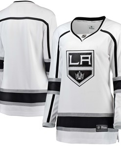 Los Angeles Kings Fanatics Branded Womens Away Breakaway Jersey - White Nhl