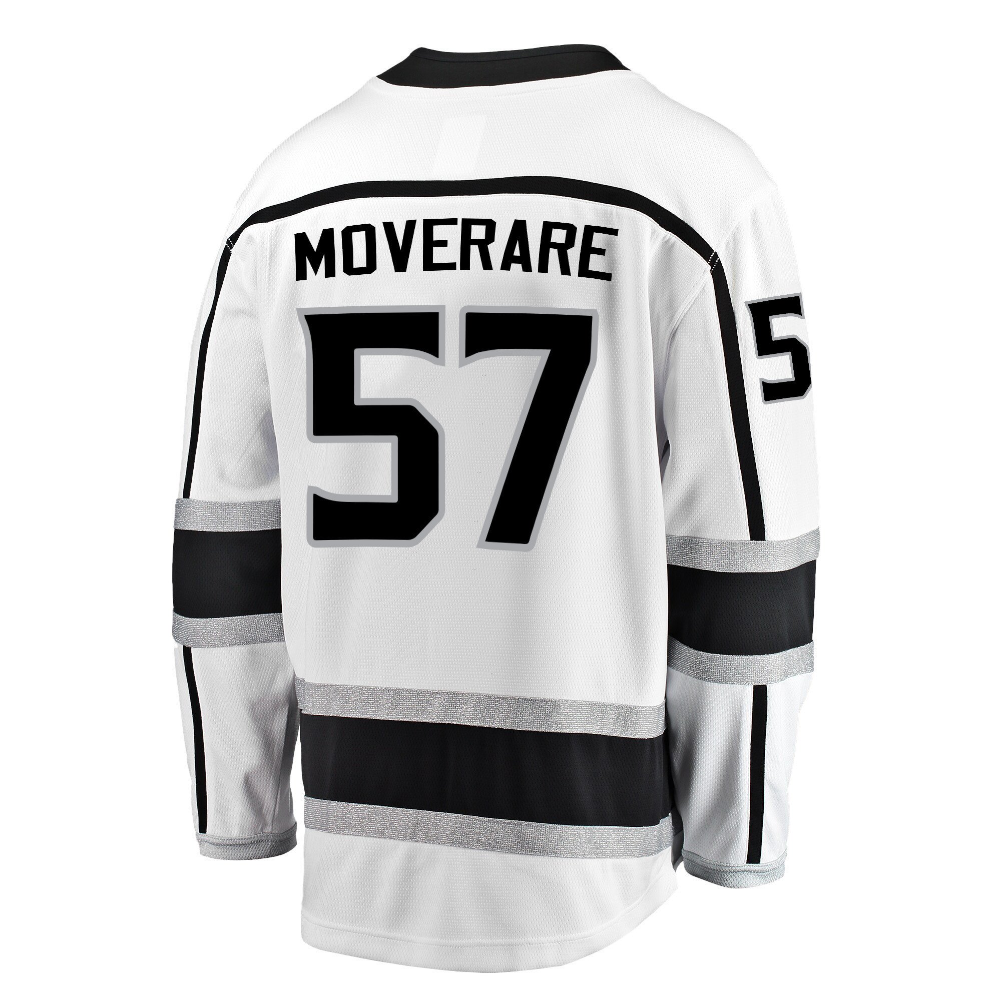 Los Angeles Kings Jacob Moverare 57 Away 2022 Stanley Cup Playoffs Breakaway Men Jersey - White