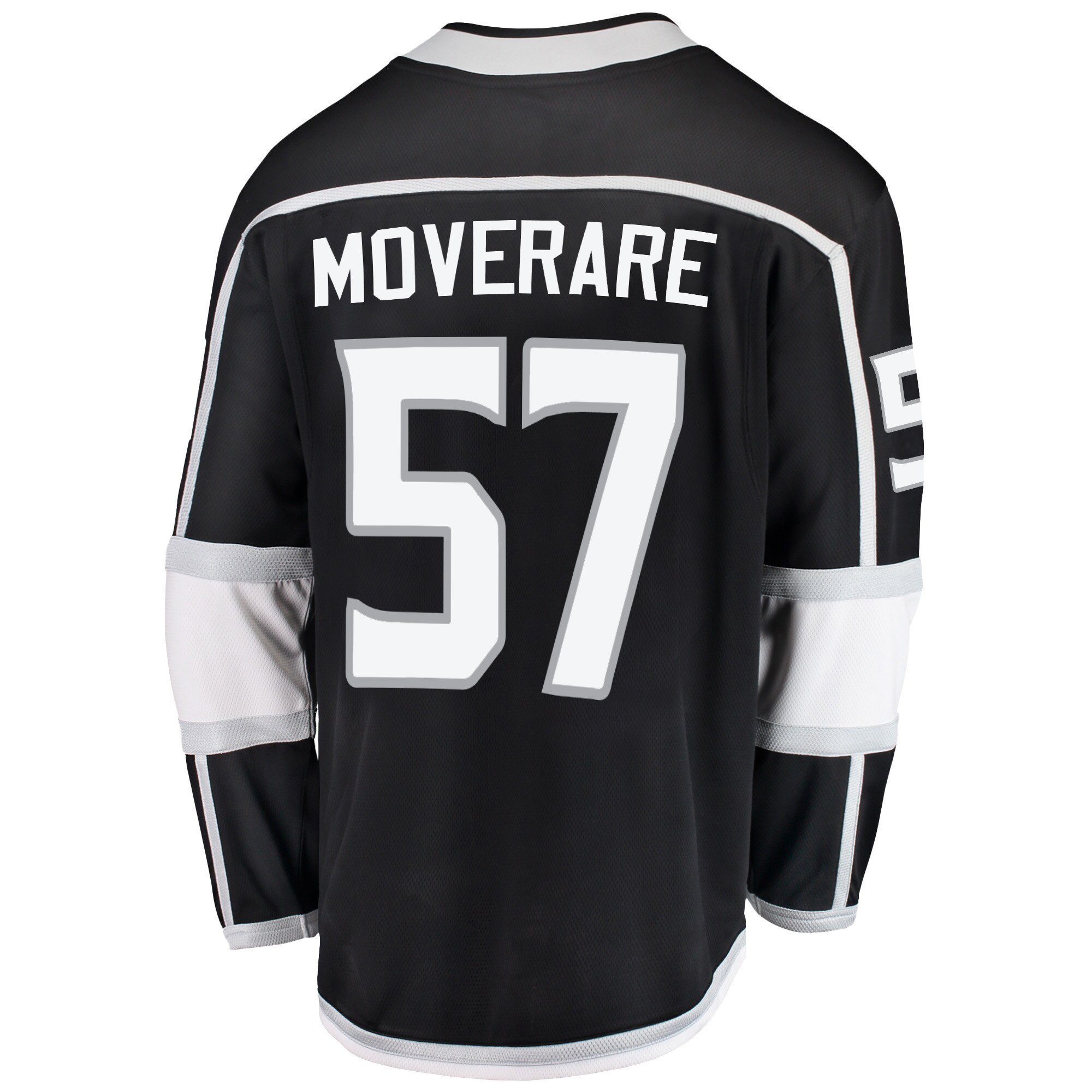 Los Angeles Kings Jacob Moverare 57 Home 2022 Stanley Cup Playoffs Breakaway Men Jersey - Black
