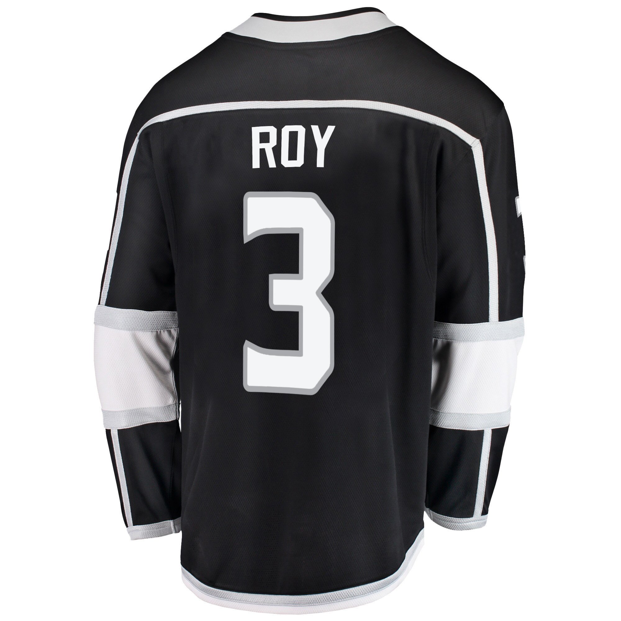 Los Angeles Kings Matt Roy 3 Home 2022 Stanley Cup Playoffs Breakaway Men Jersey - Black