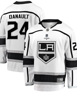 Los Angeles Kings Phillip Danault 24 Away 2022 Stanley Cup Playoffs Breakaway Men Jersey - White