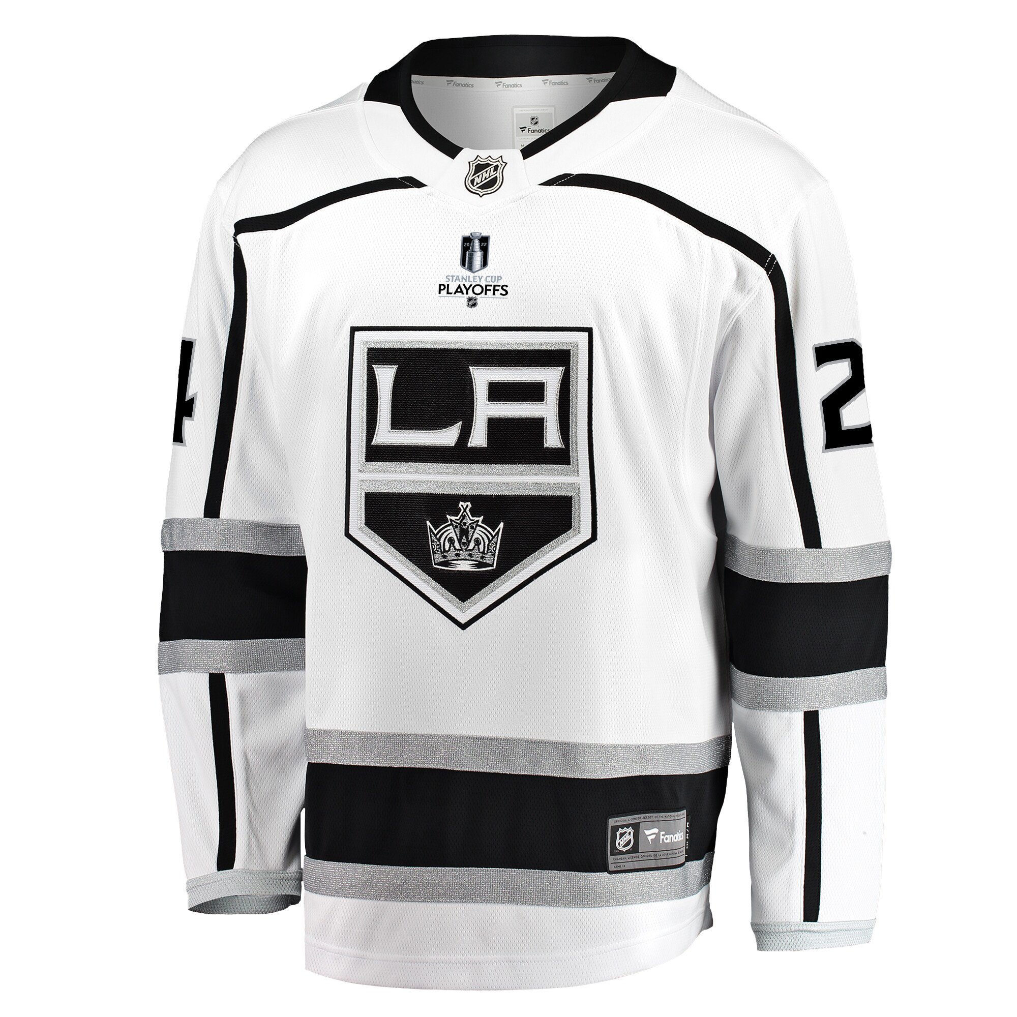 Los Angeles Kings Phillip Danault 24 Away 2022 Stanley Cup Playoffs Breakaway Men Jersey - White