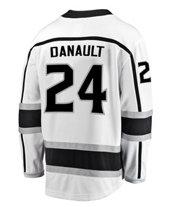 Los Angeles Kings Phillip Danault 24 Away 2022 Stanley Cup Playoffs Breakaway Men Jersey - White