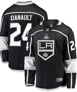 Los Angeles Kings Phillip Danault 24 Home 2022 Stanley Cup Playoffs Breakaway Men Jersey - Black